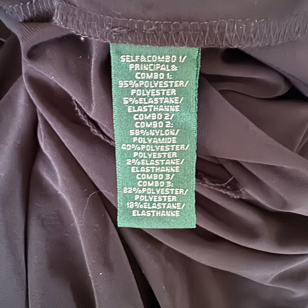 Lauren Ralph Lauren Ruched Black Sequin & Lace Overlay Pullover Cocktail… - Picture 10 of 10